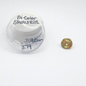 9.2 mm Round Bi-Color Sphalerite Gemstone